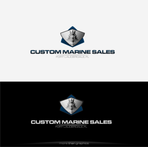 Logo Design by vladst2004 for Custom Marine Sales | Design: #9335513