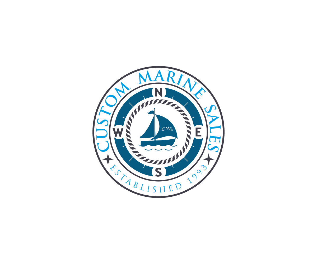 Logo Design by DadaVFC CreativeDesign for Custom Marine Sales | Design #9323330