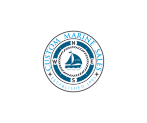 Logo Design by DadaVFC CreativeDesign for Custom Marine Sales | Design: #9323330