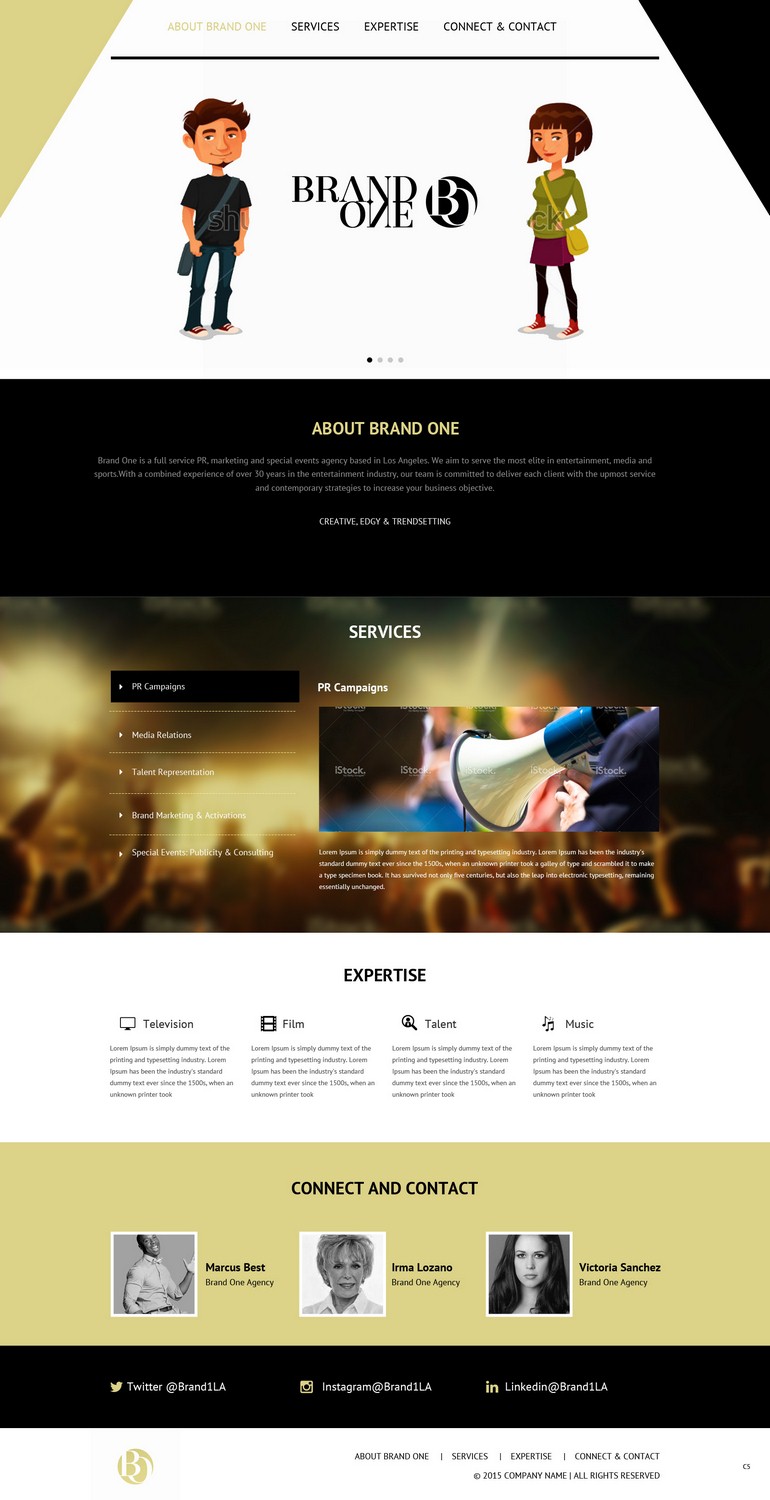 Web Design by pb for Brand One | Design #9166194