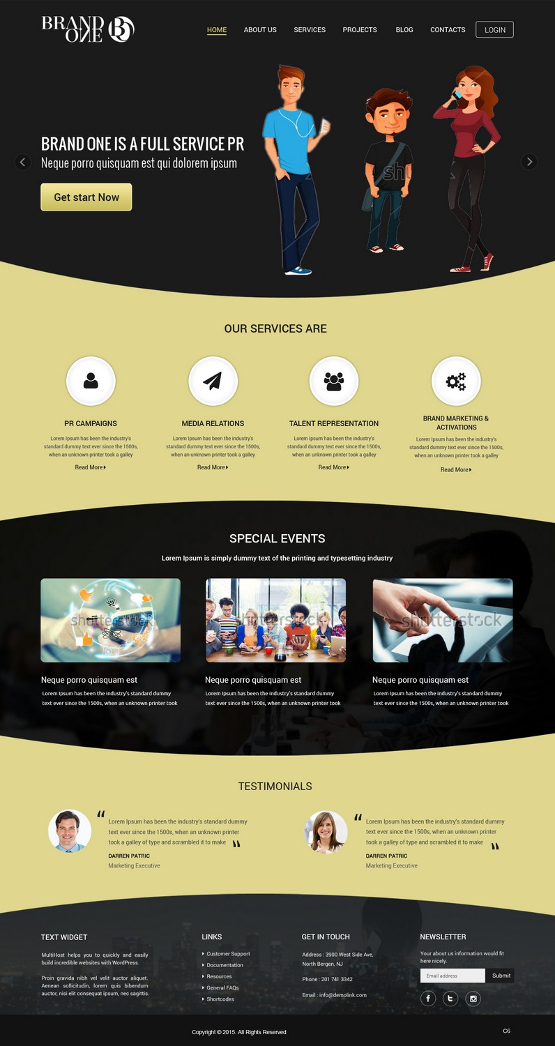 Web Design by pb for Brand One | Design #9166195