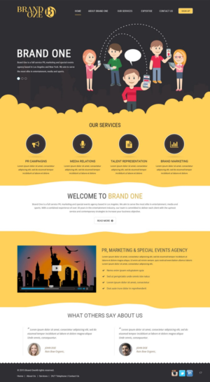 Web Design by pb for Brand One | Design: #9166197