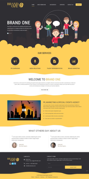 Web Design by pb for Brand One | Design: #9175937