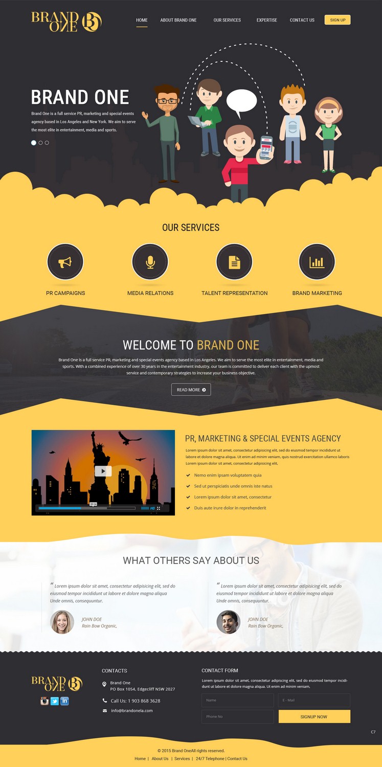 Web Design by pb for Brand One | Design #9185749