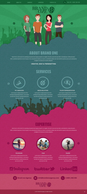 Web Design by pb for Brand One | Design: #9185750