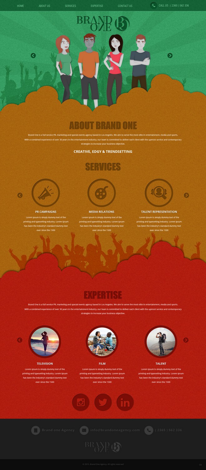 Diseño Web por pb para Brand One | Diseño #9210309