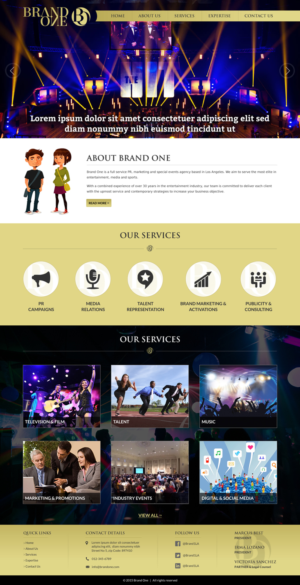Web Design by Sbss for Brand One | Design: #9177574