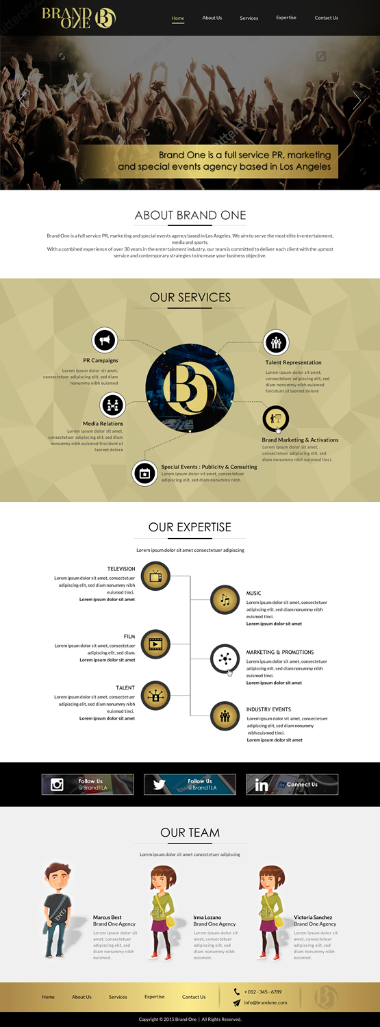 Web Design by Sbss for Brand One | Design #9177576