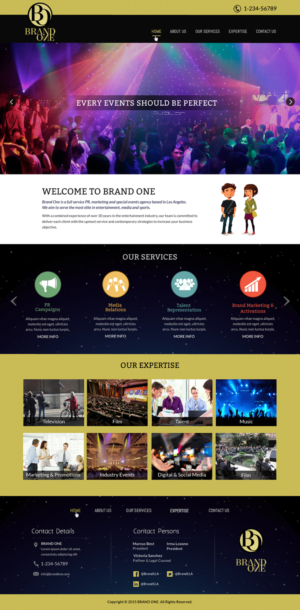 Web Design by Sbss for Brand One | Design: #9178143