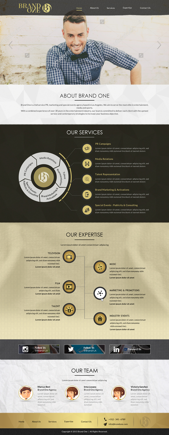 Diseño Web por Sbss para Brand One | Diseño #9202011