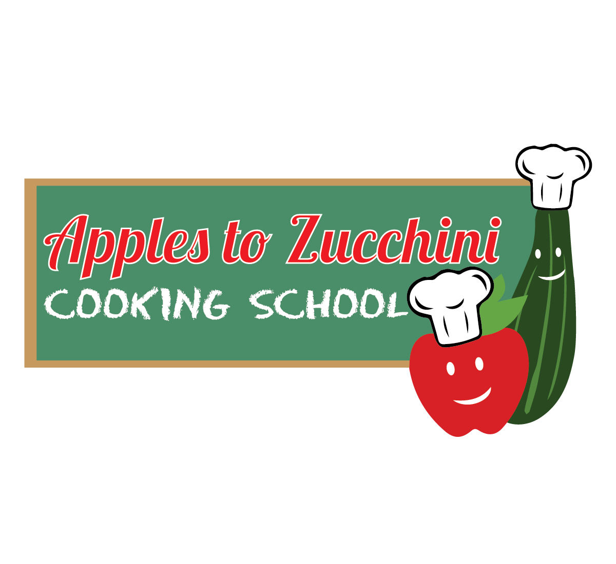 Logo Design by railaine for Apples to Zucchini Cooking School | Design #9361776