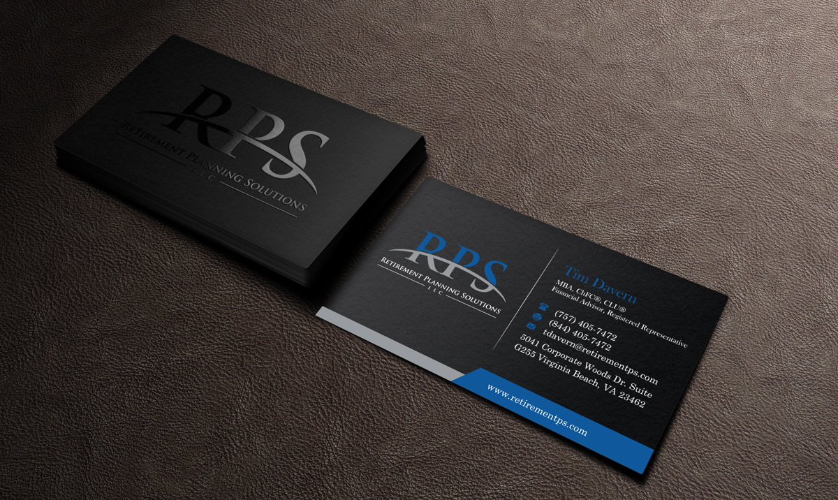 Diseño de Tarjeta de Presentación por INDIAN_Ashok para Retirement Planning Solutions | Diseño #8765041