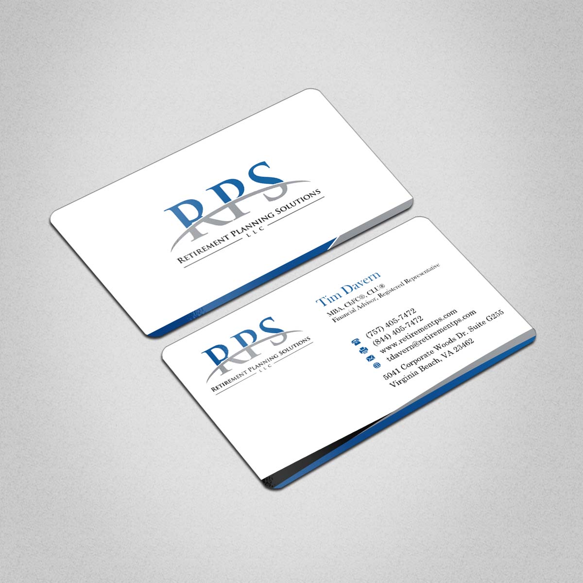 Business Card Design by INDIAN_Ashok for Retirement Planning Solutions | Design #8765045