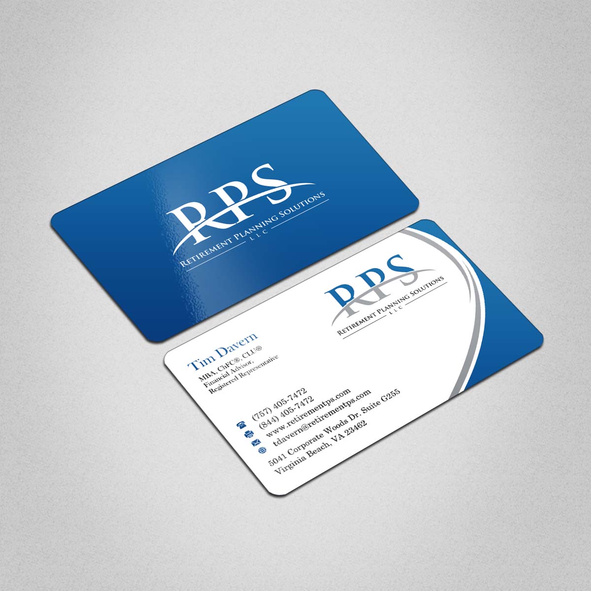 Business Card Design by INDIAN_Ashok for Retirement Planning Solutions | Design #8765047