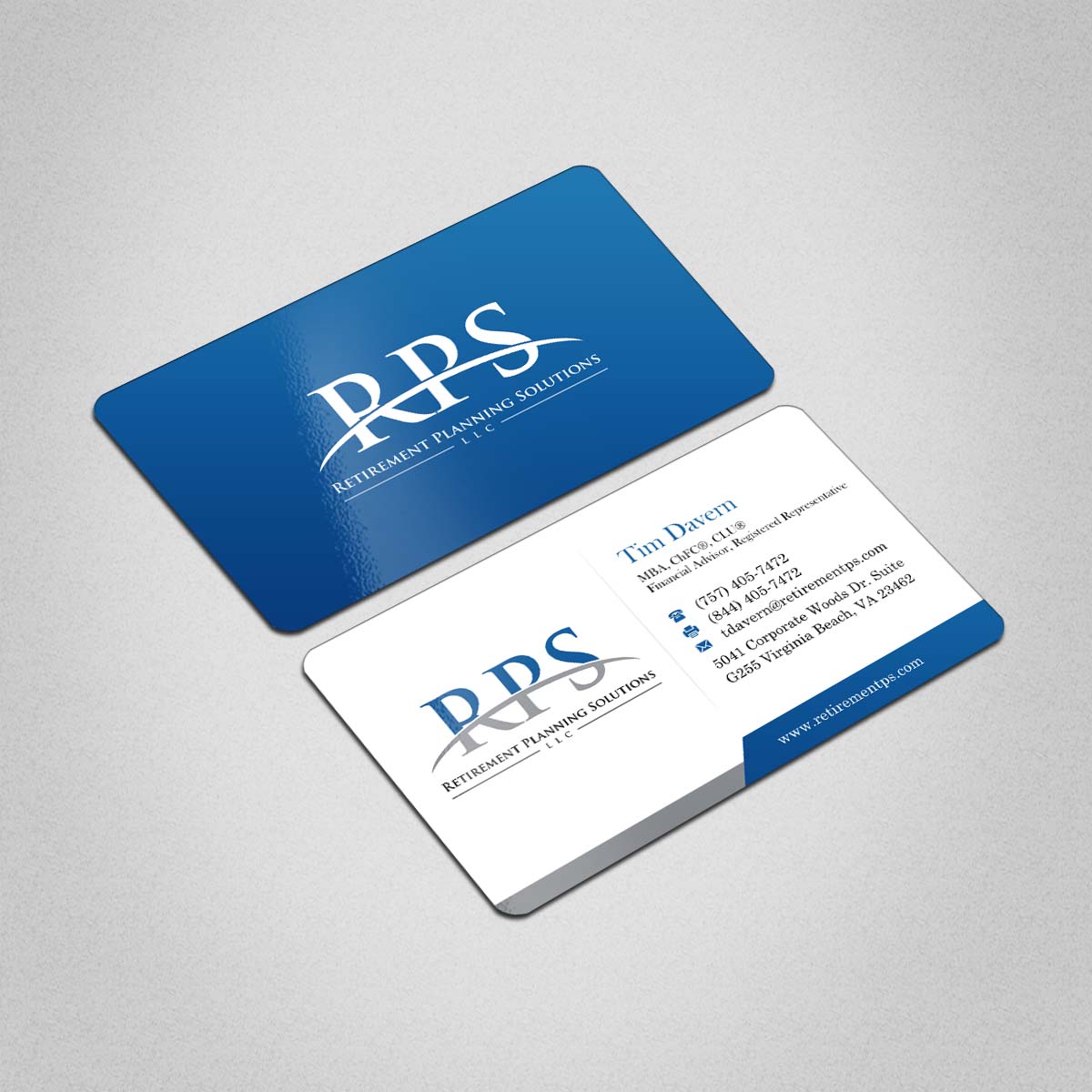 Business Card Design by INDIAN_Ashok for Retirement Planning Solutions | Design #8765052