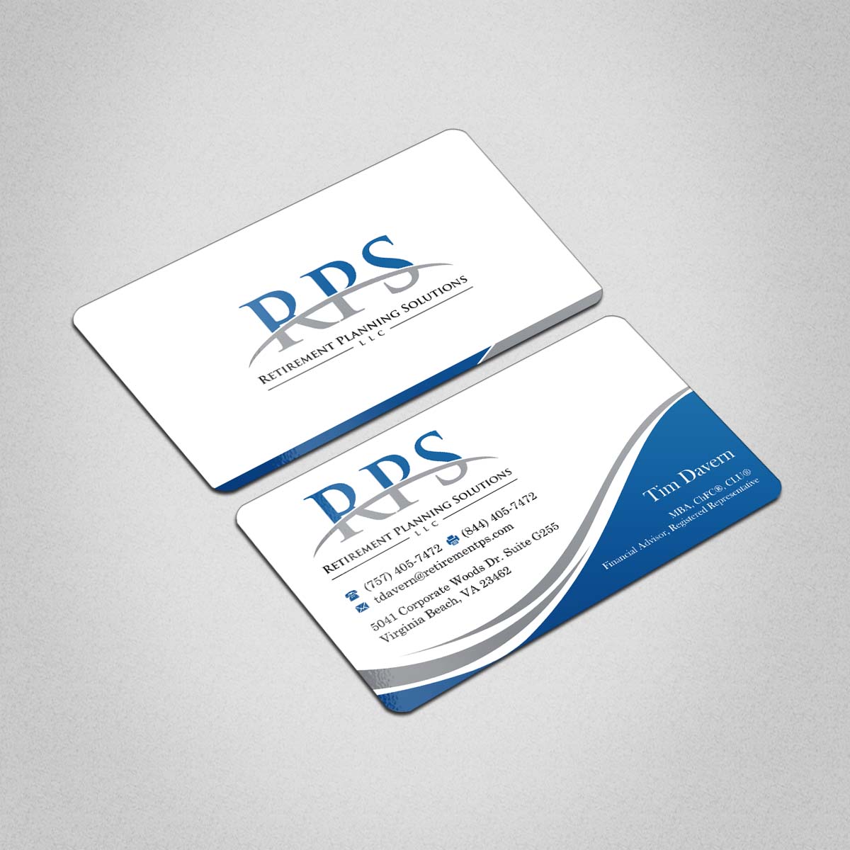 Business Card Design by INDIAN_Ashok for Retirement Planning Solutions | Design #8765053