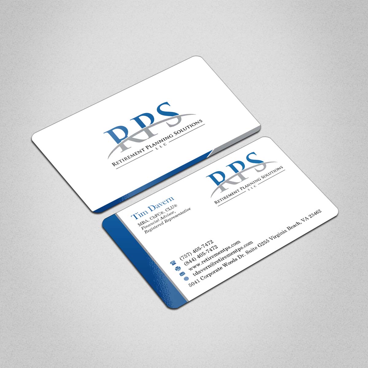 Business Card Design by INDIAN_Ashok for Retirement Planning Solutions | Design #8765057