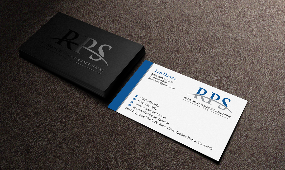 Visitenkarten-Design von INDIAN_Ashok für Retirement Planning Solutions | Design #8765062