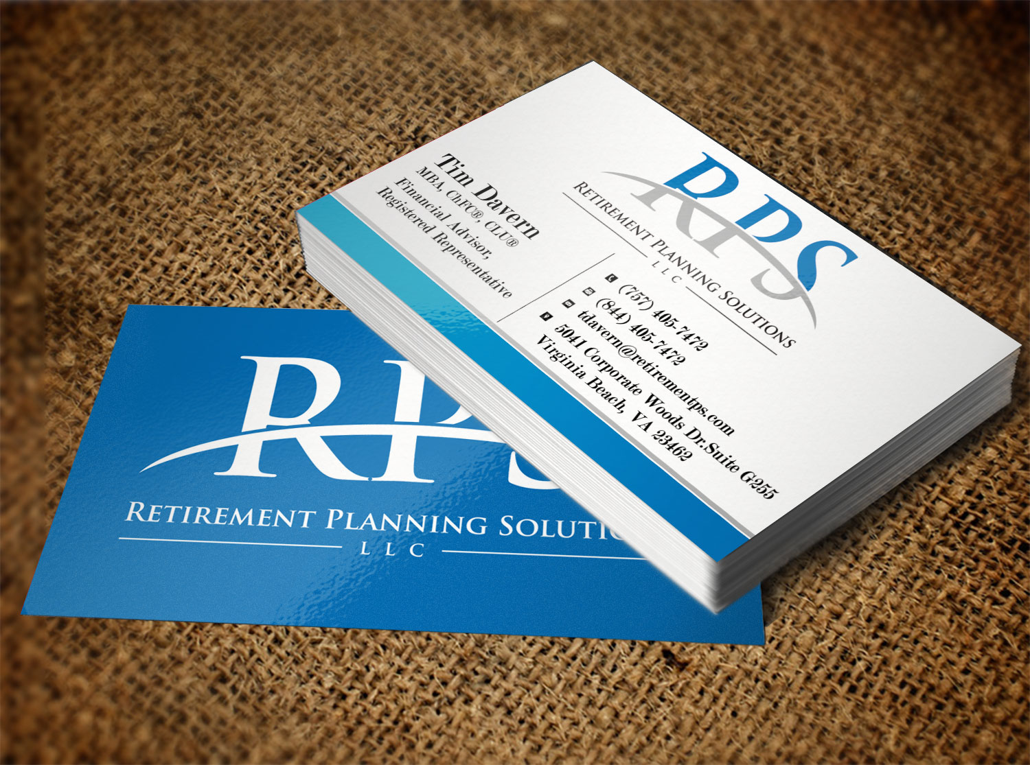 Business Card Design by Lanka Ama for Retirement Planning Solutions | Design #8723328
