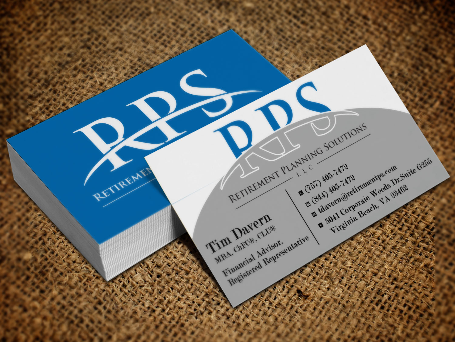 Business Card Design by Lanka Ama for Retirement Planning Solutions | Design #8723329
