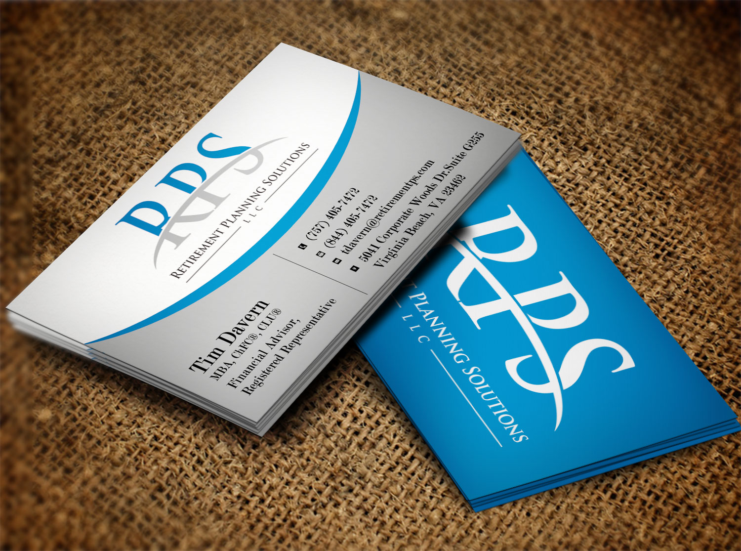 Business Card Design by Lanka Ama for Retirement Planning Solutions | Design #8723334