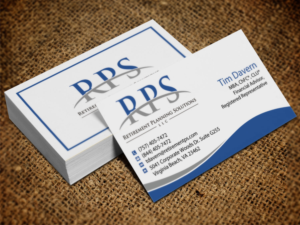 Diseño de Tarjeta de Presentación por Lanka Ama para Retirement Planning Solutions | Diseño: #8723340