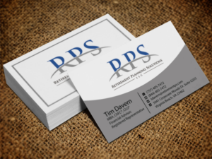 Diseño de Tarjeta de Presentación por Lanka Ama para Retirement Planning Solutions | Diseño: #8723341