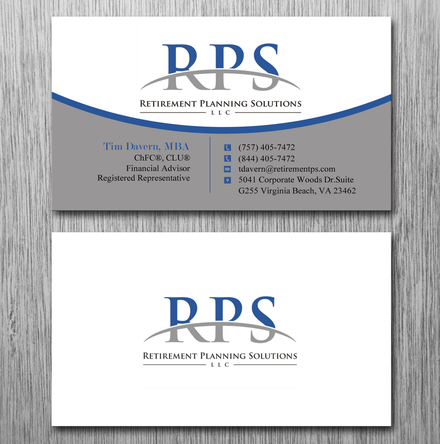Business Card Design by Lanka Ama for Retirement Planning Solutions | Design #8723355