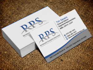 Diseño de Tarjeta de Presentación por Lanka Ama para Retirement Planning Solutions | Diseño: #8723363