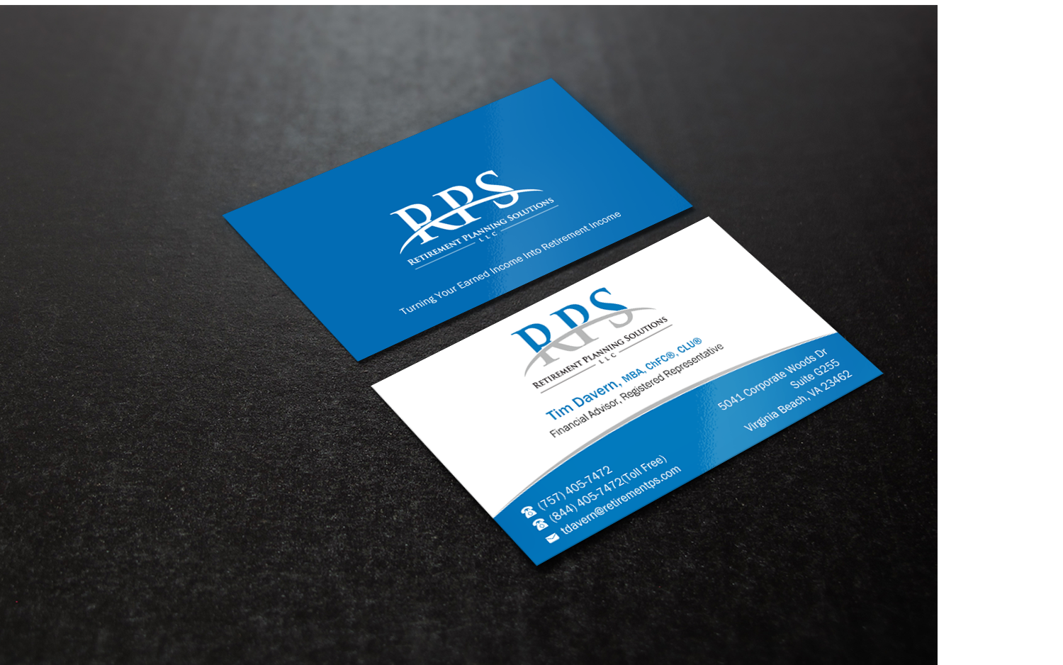Visitenkarten-Design von Brand aid für Retirement Planning Solutions | Design #8961005
