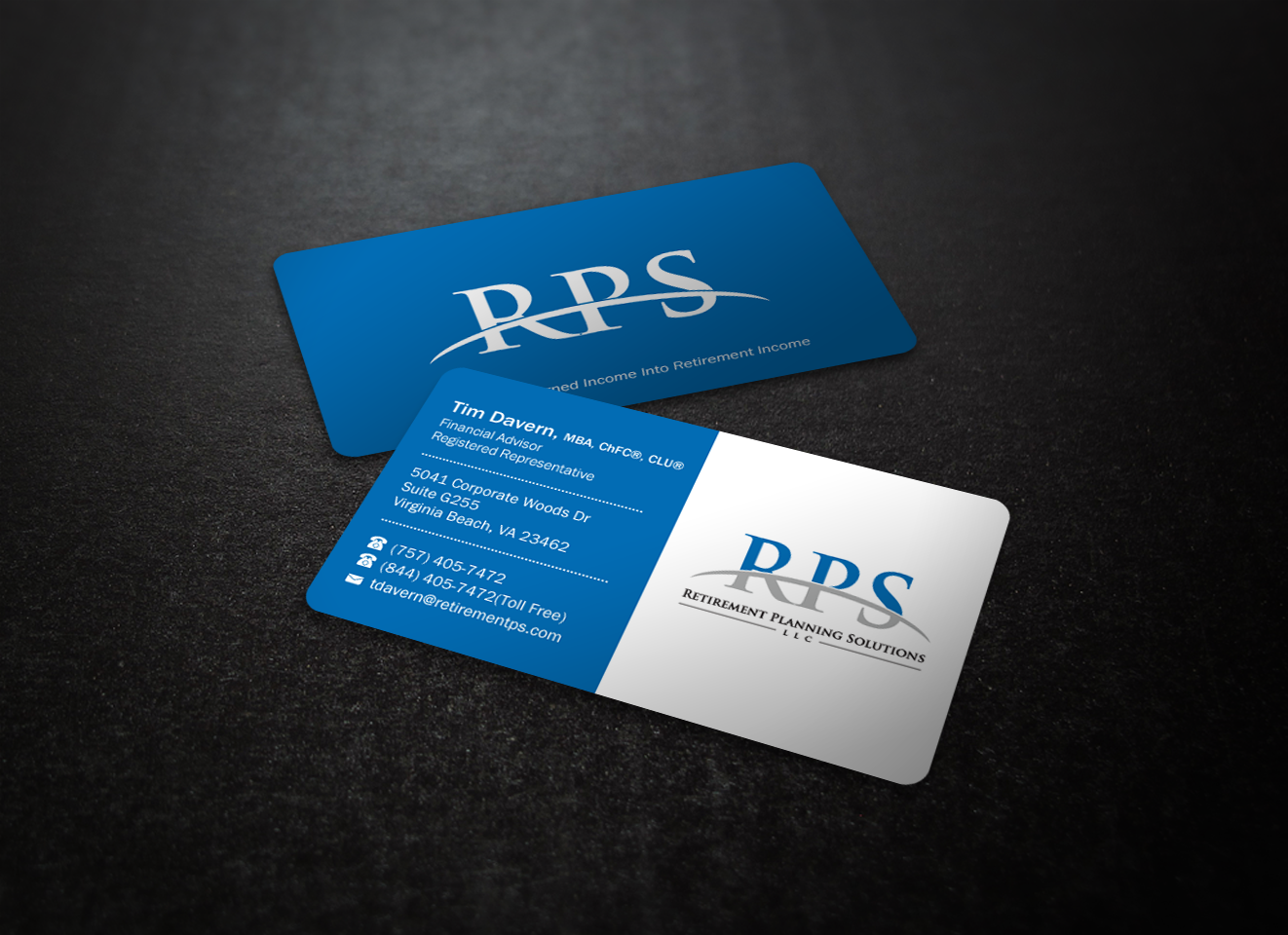 Business Card Design by Brand aid for Retirement Planning Solutions | Design #9168241