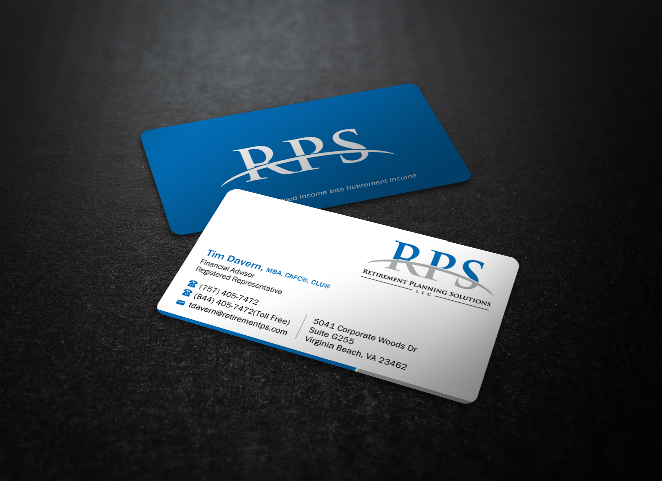 Business Card Design by Brand aid for Retirement Planning Solutions | Design #9168245