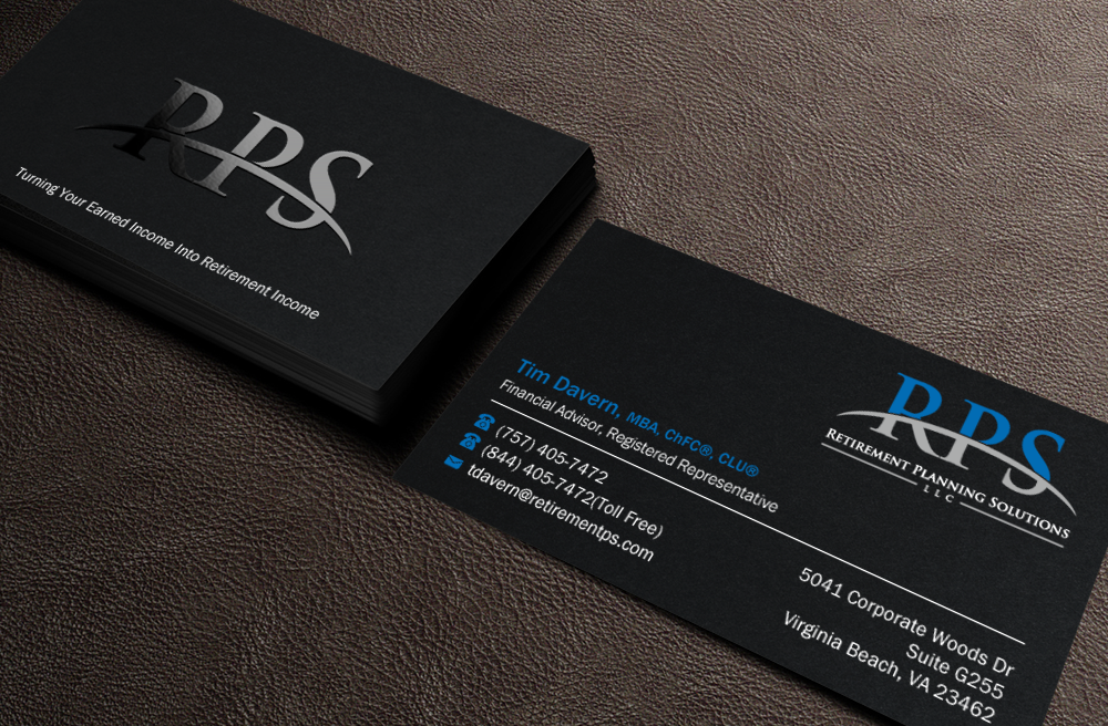 Business Card Design by Brand aid for Retirement Planning Solutions | Design #9168249