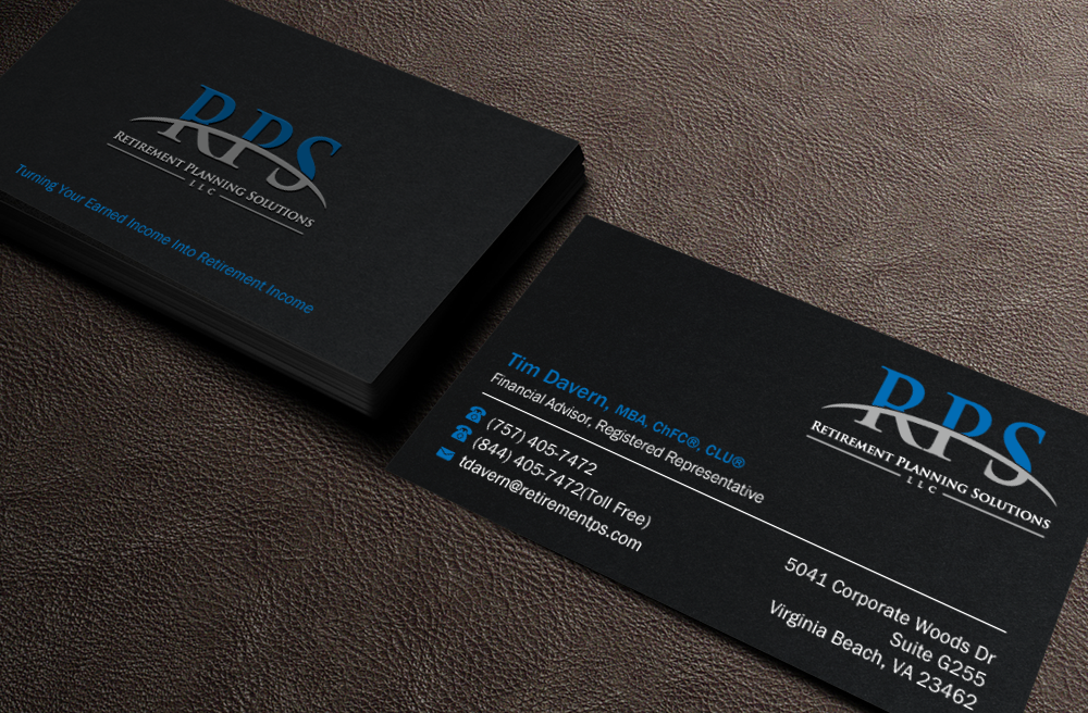 Business Card Design by Brand aid for Retirement Planning Solutions | Design #9168251