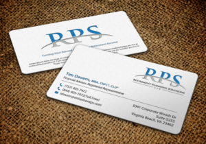 Visitenkarten-Design von chandrayaan.creative für Retirement Planning Solutions | Design: #8767393