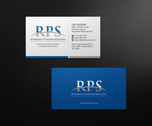 Visitenkarten-Design von logodentity für Retirement Planning Solutions | Design: #8693698
