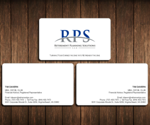 Business Card Design by DZINO for Retirement Planning Solutions | Design: #8557164