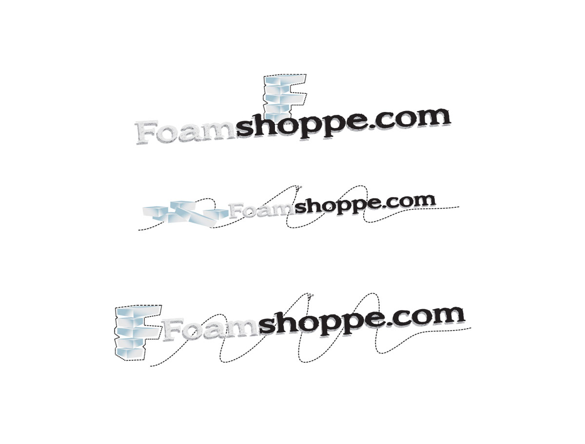Logo Design by Soula Vetter for foamshoppe.com | Design #1999812
