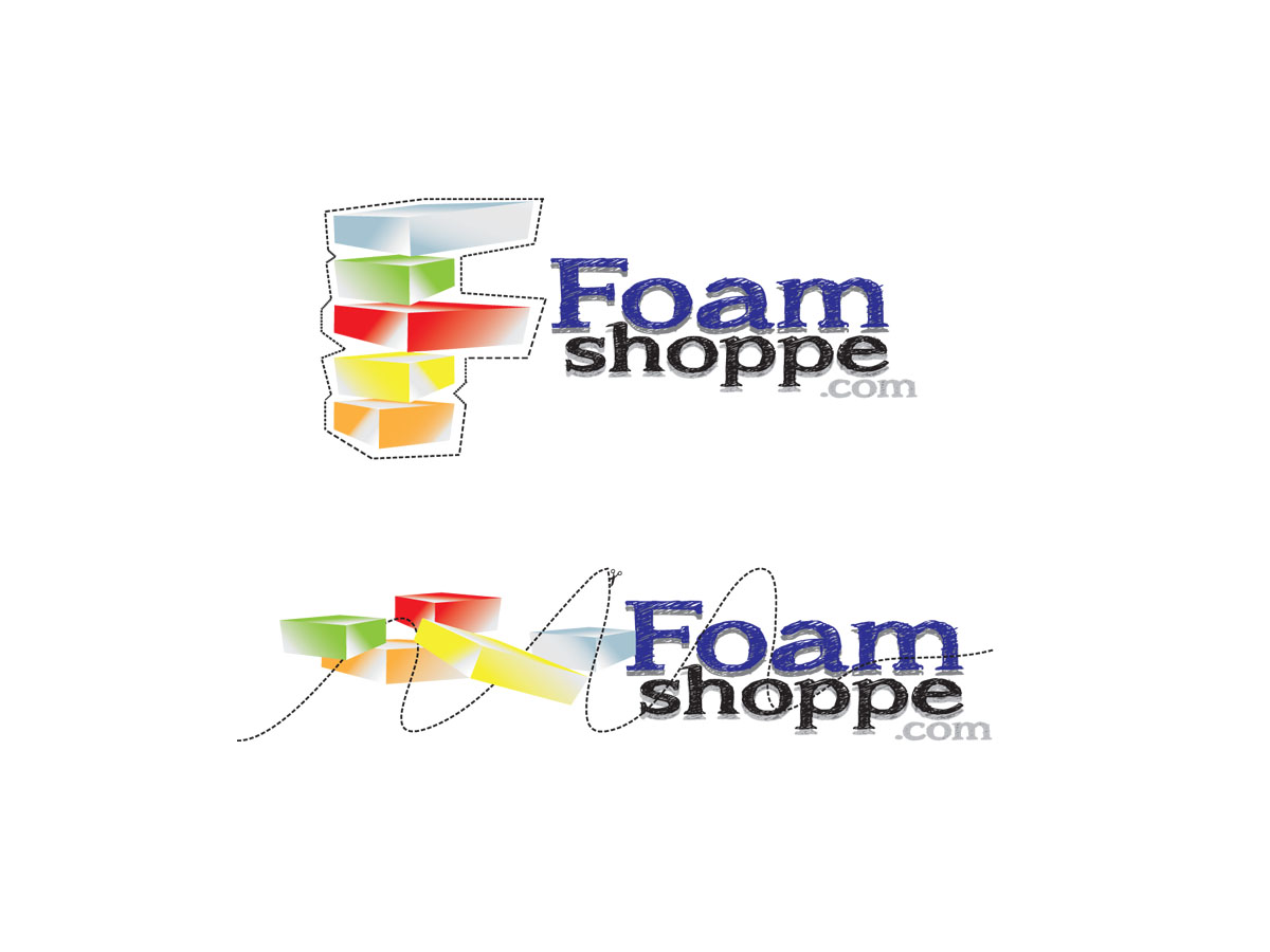Logo Design by Soula Vetter for foamshoppe.com | Design #2000350