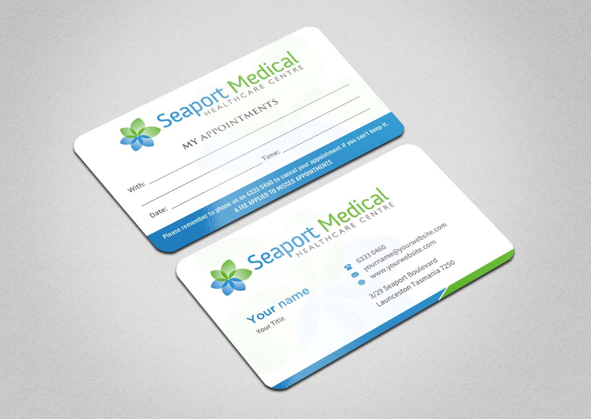Visitenkarten-Design von INDIAN_Ashok für Seaport Medical Healthcare Centre | Design #8723524
