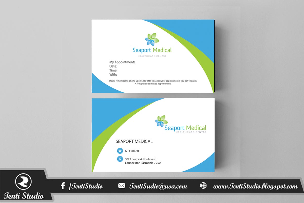 Business Card Design by Tenti Studio for Seaport Medical Healthcare Centre | Design #8768209