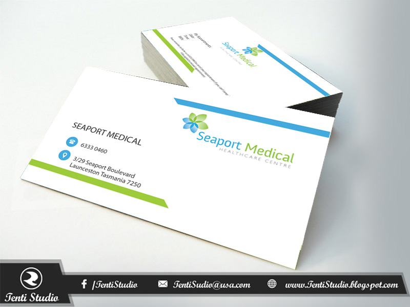 Business Card Design by Tenti Studio for Seaport Medical Healthcare Centre | Design #8768212