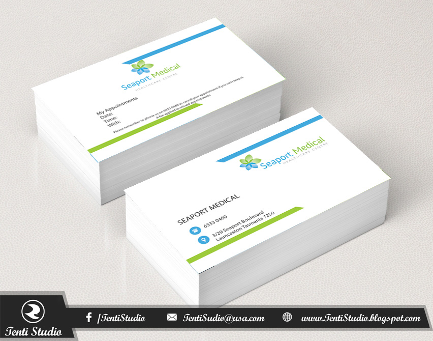 Business Card Design by Tenti Studio for Seaport Medical Healthcare Centre | Design #8768213