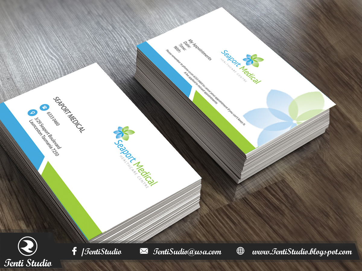 Business Card Design by Tenti Studio for Seaport Medical Healthcare Centre | Design #8768216