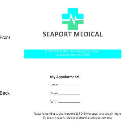 Business Card Design by Manish Gupta for Seaport Medical Healthcare Centre | Design #8613696