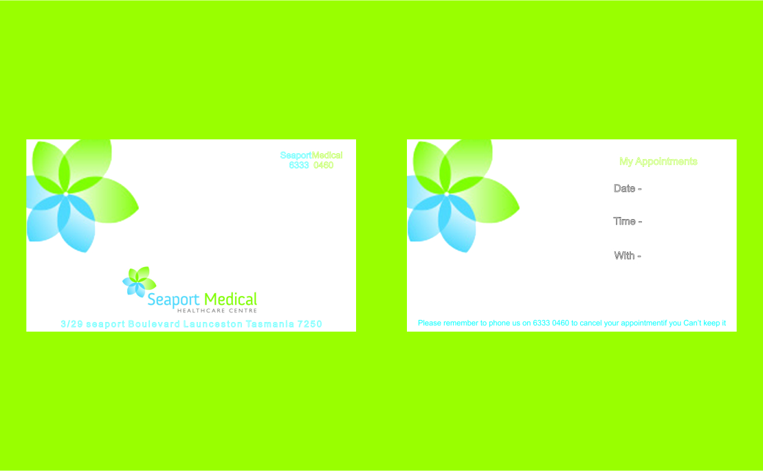 Visitenkarten-Design von matoshreedesign für Seaport Medical Healthcare Centre | Design #8700464