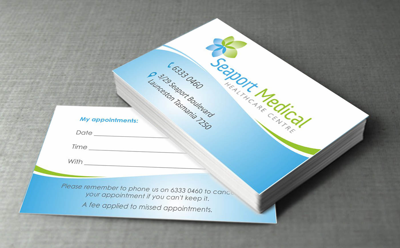 Visitenkarten-Design von IneseRo für Seaport Medical Healthcare Centre | Design #8768015