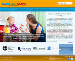Web Design by harpcab for More Than Words LLC | Design: #2124351