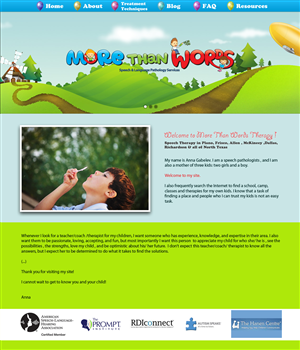 Web Design by Chris_designs for More Than Words LLC | Design: #2043483