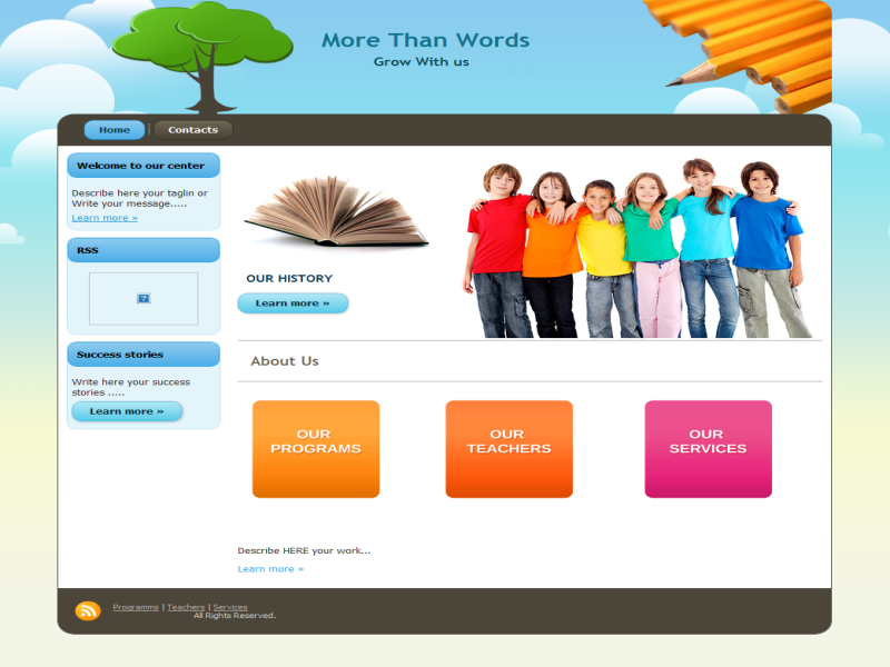 Web Design by AK Rainbow for More Than Words LLC | Design #2001518